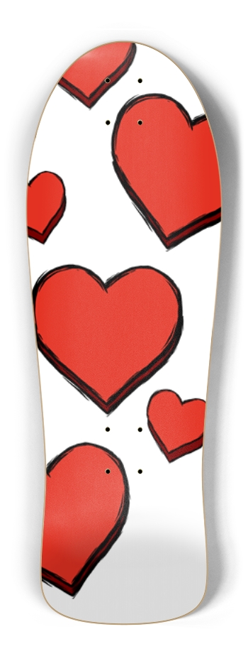 Hearts Old School Shape