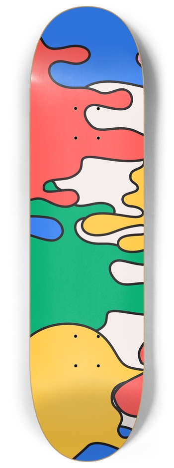 Paint Drip 8-1/4 Skateboard Deck