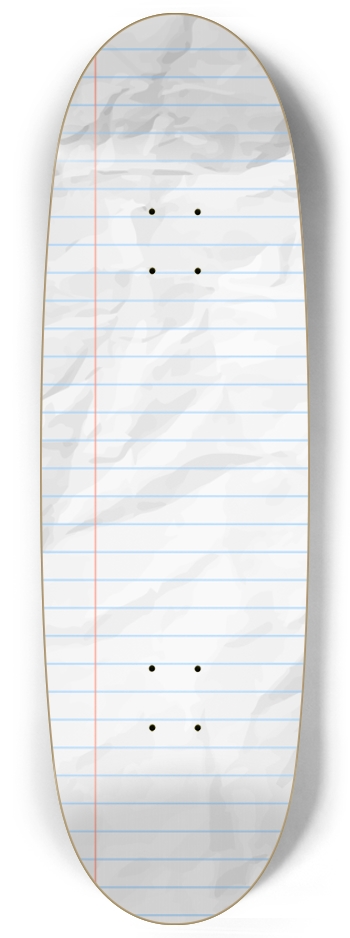 Crumpled Loose Leaf Paper