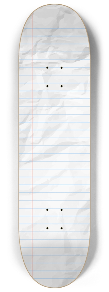 Crumpled Loose Leaf Paper