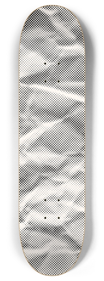 Halftone Crumple 8 Inch Skateboard Deck