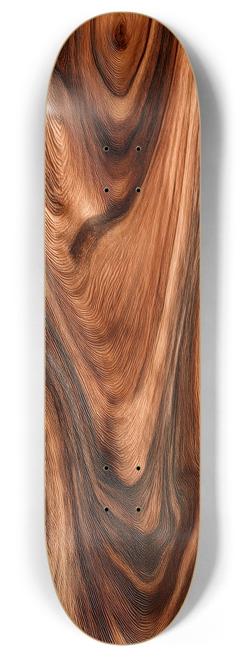 Wood Grain 8 Inch Skateboard Deck