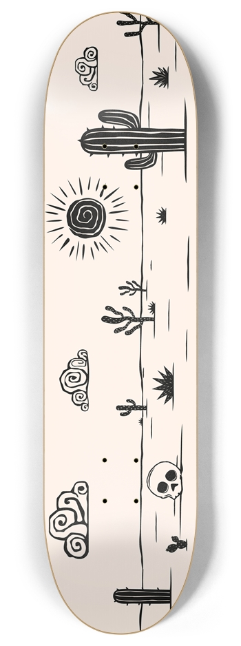 Deserted Desert 8 Inch Skateboard Deck