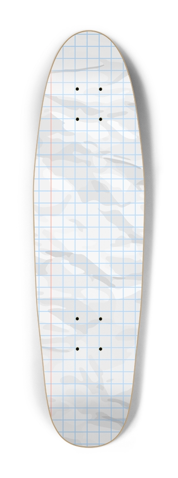 Crumpled Graph Paper