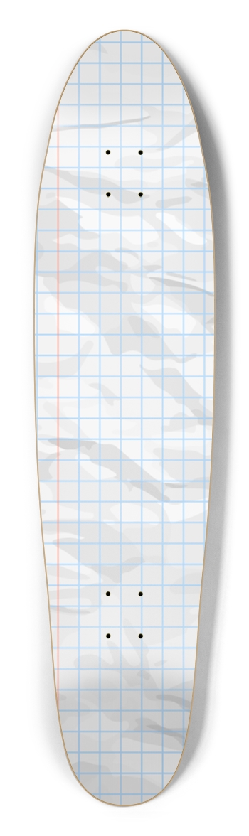 Crumpled Graph Paper