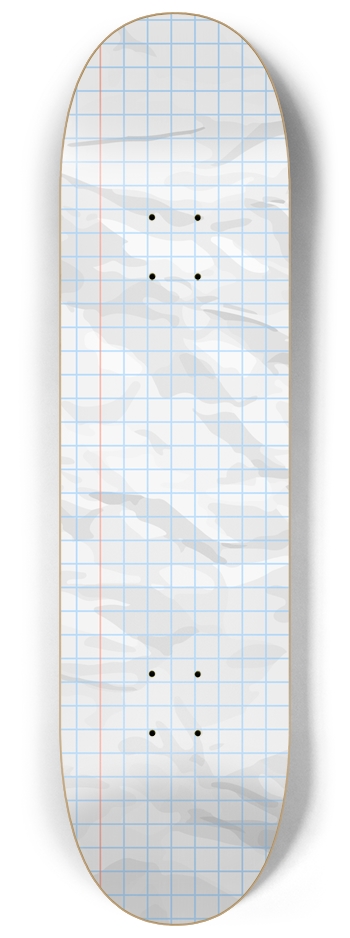 Crumpled Graph Paper