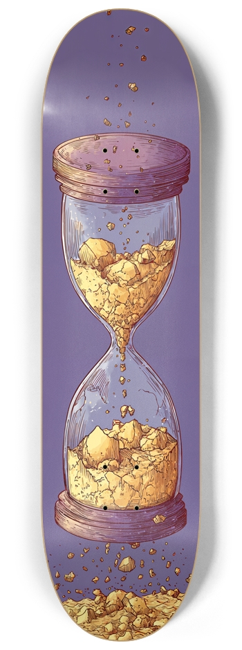 Broken Time 8-1/4 Skateboard Deck