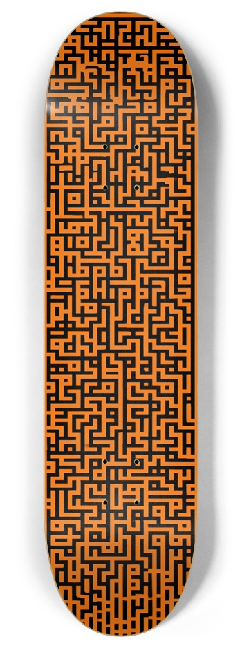 Unsolvable Maze 8 Inch Skateboard Deck
