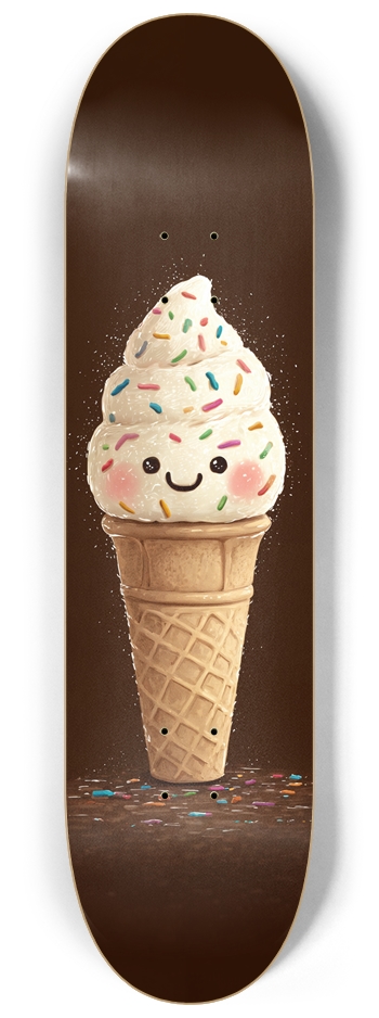 Vanilla Swirl 8-1/4 Skateboard Deck