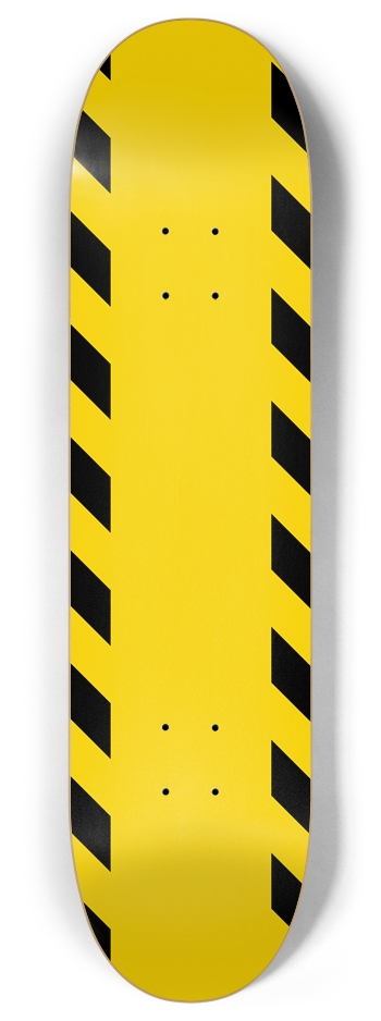 WARNING 8 Inch Skateboard Deck