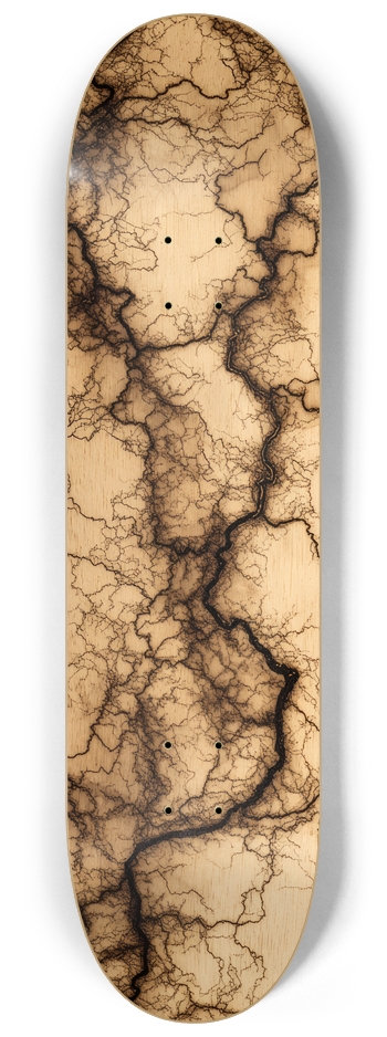 Fractal Wood Art 8-1/4 Skateboard Deck