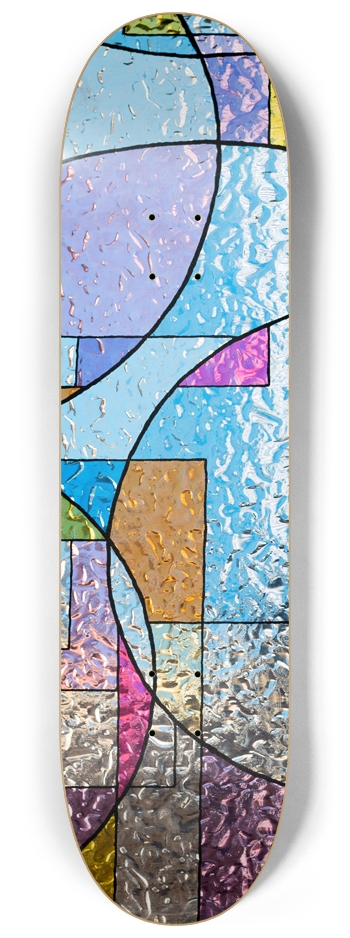 Stained Glass 8-1/4 Skateboard Deck