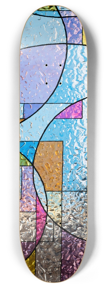 Stained Glass 8 Inch Skateboard Deck