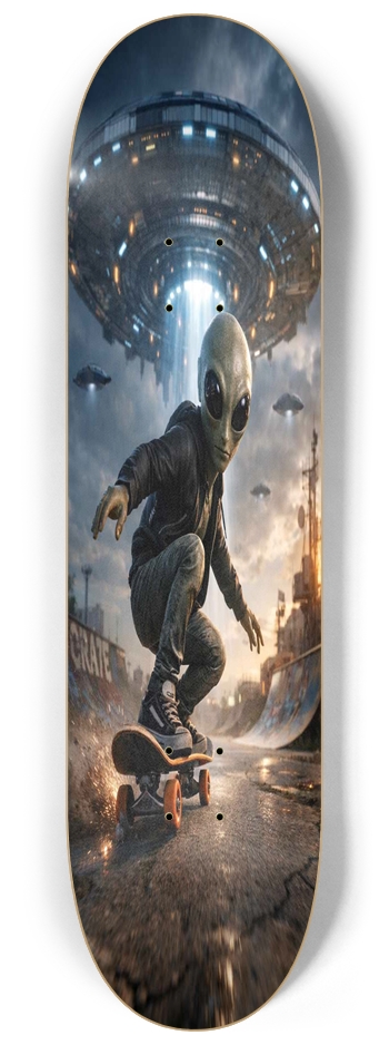 Alien invation  8-1/4 Skateboard Deck