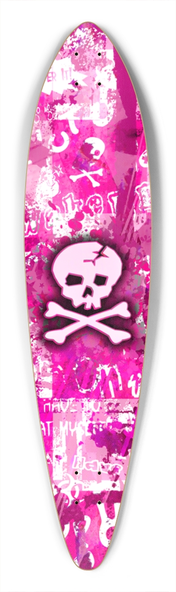Pink Skull Crossbones