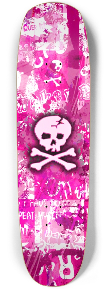 Pink Skull Crossbones