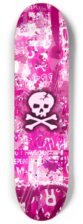 Pink Skull Crossbones