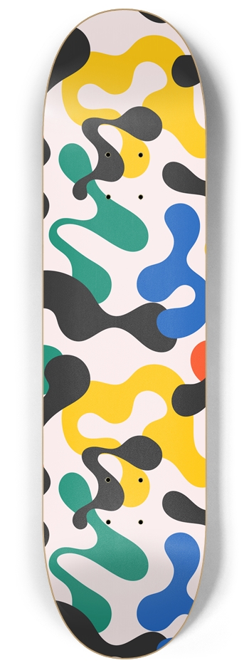 Geometric Patterns 8-1/4 Skateboard Deck
