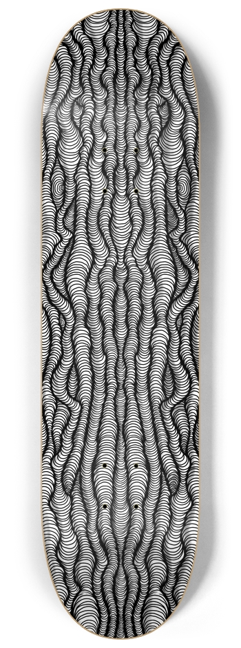 Turbulence (transparent) 8-1/4 Skateboard Deck