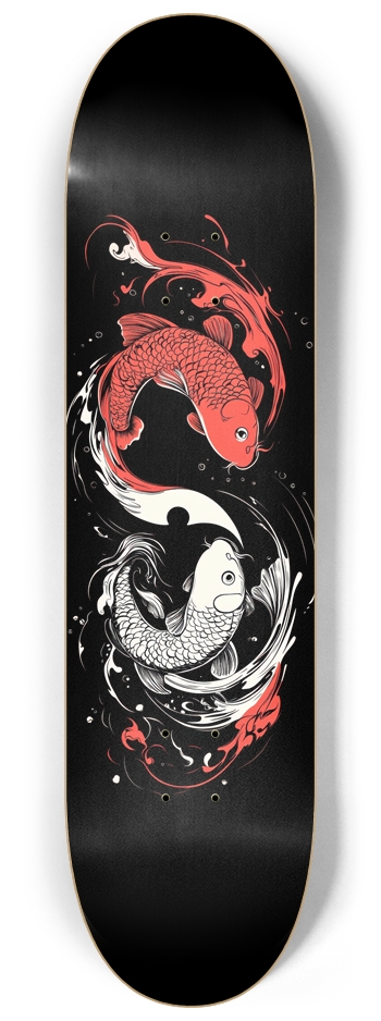 Koi Fish 8-1/4 Skateboard Deck