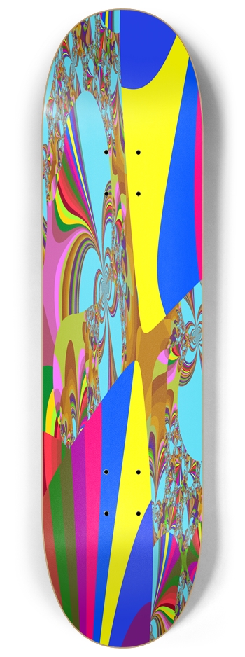 Background Fractal 1708 8-1/4 Skateboard Deck