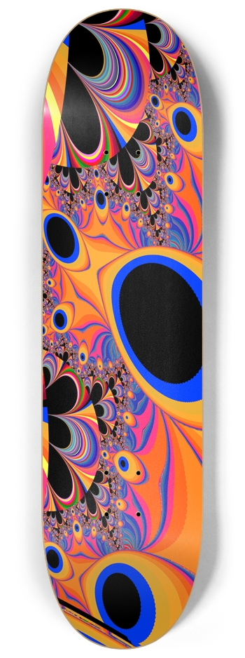 Background Fractal 1548 8-1/4 Skateboard Deck