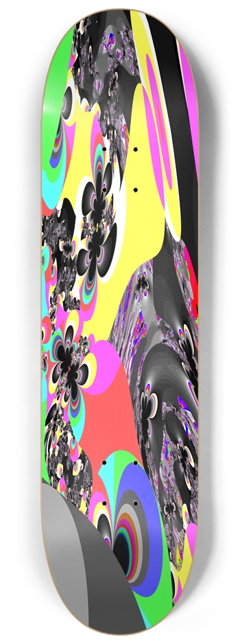 Background Fractal 1647 8-1/4 Skateboard Deck