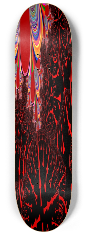 Background Fractal 1555 8-1/4 Skateboard Deck