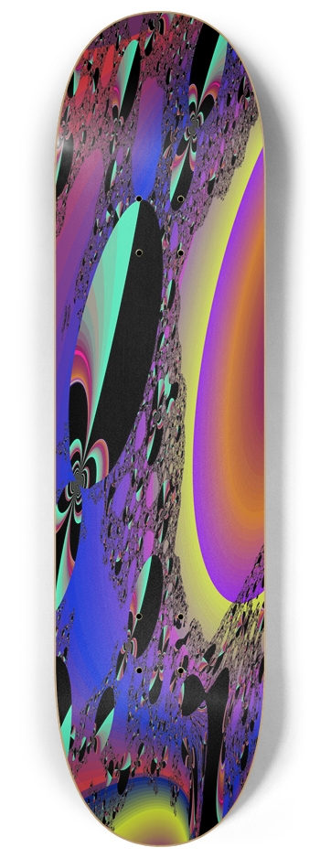 Background Fractal 1751 8-1/4 Skateboard Deck
