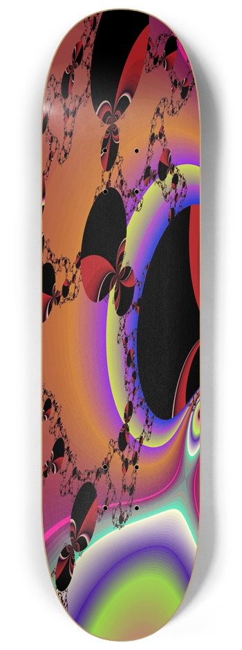 Background Fractal 1747 8-1/4 Skateboard Deck