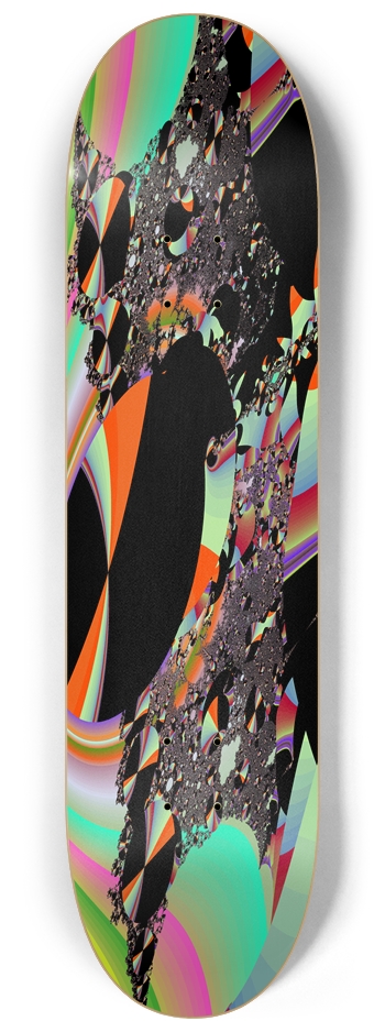 Background Fractal 1677 8-1/4 Skateboard Deck