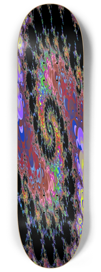 Background Fractal 1615 8-1/4 Skateboard Deck