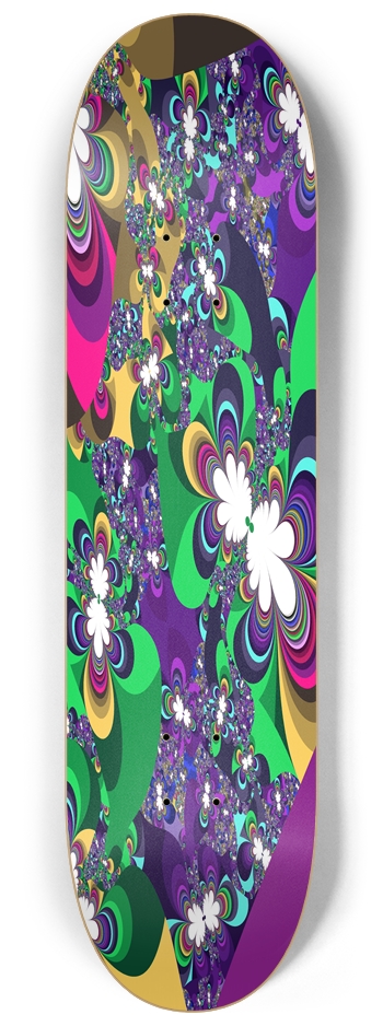 Background Fractal 1668 8-1/4 Skateboard Deck
