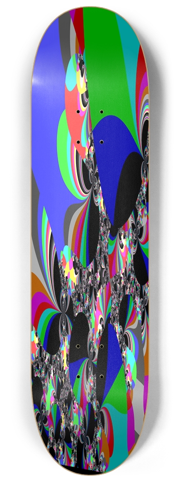 Background Fractal 1707 8-1/4 Skateboard Deck