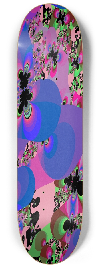 Background Fractal 1650 8-1/4 Skateboard Deck