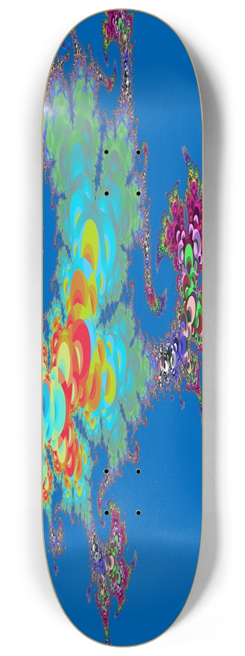 Background Fractal 1619 8-1/4 Skateboard Deck