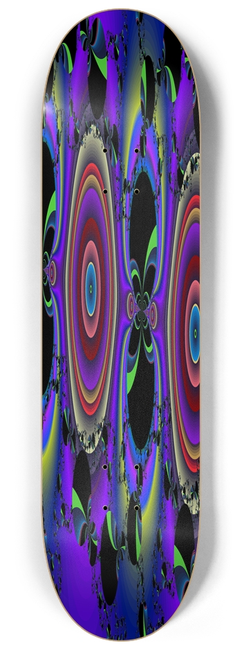 Background Fractal 1739 8-1/4 Skateboard Deck