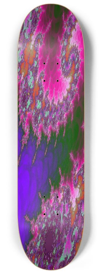 Background Fractal 1633 8-1/4 Skateboard Deck