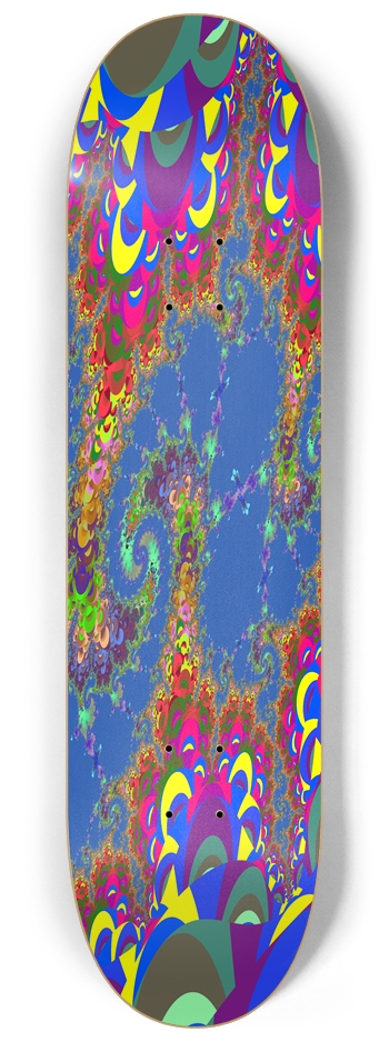Background Fractal 1600 8-1/4 Skateboard Deck