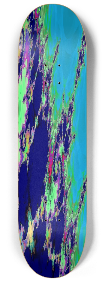 Background Fractal 1606 8-1/4 Skateboard Deck