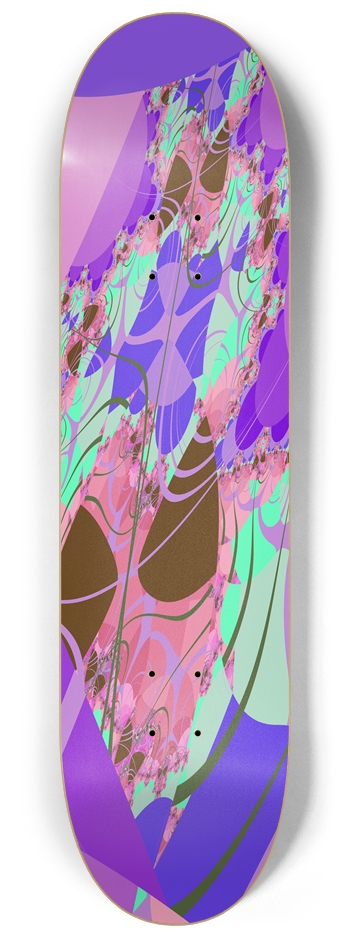 Background Fractal 1522 8-1/4 Skateboard Deck