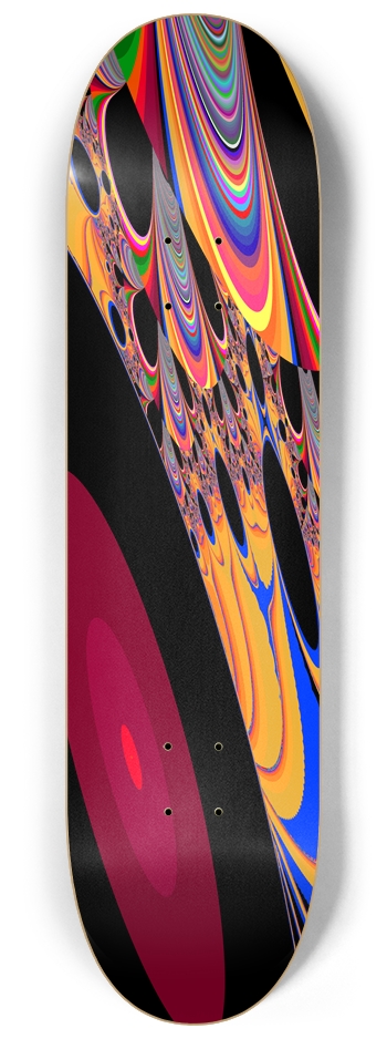 Background Fractal 1545 8-1/4 Skateboard Deck