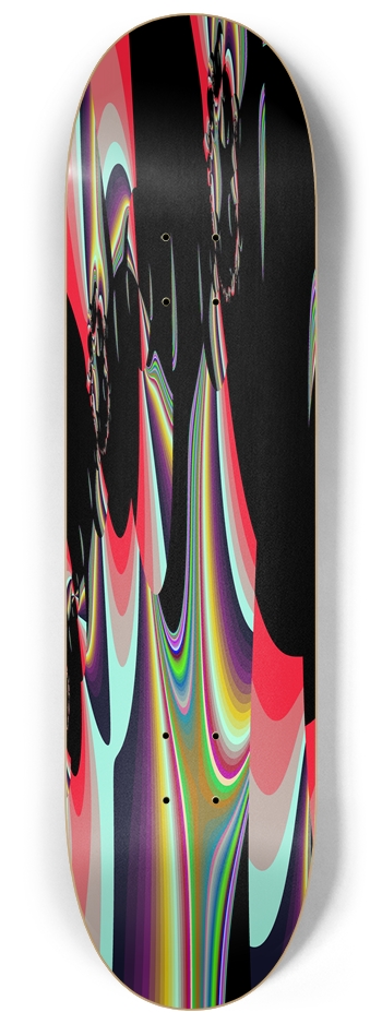 Background Fractal 1690 8-1/4 Skateboard Deck