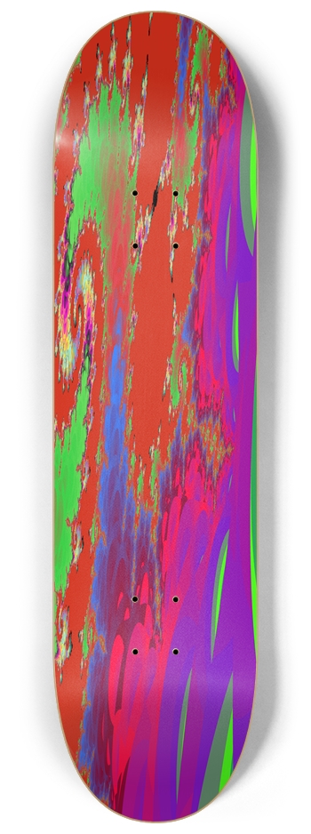 Background Fractal 1608 8-1/4 Skateboard Deck