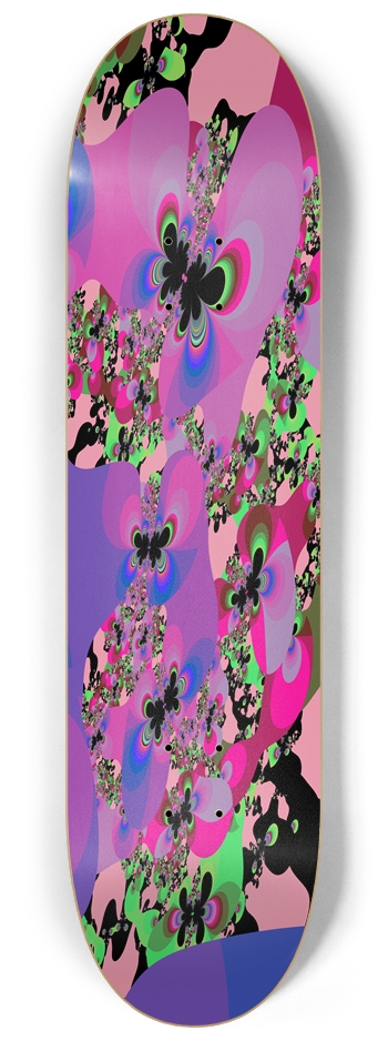 Background Fractal 1651 8-1/4 Skateboard Deck