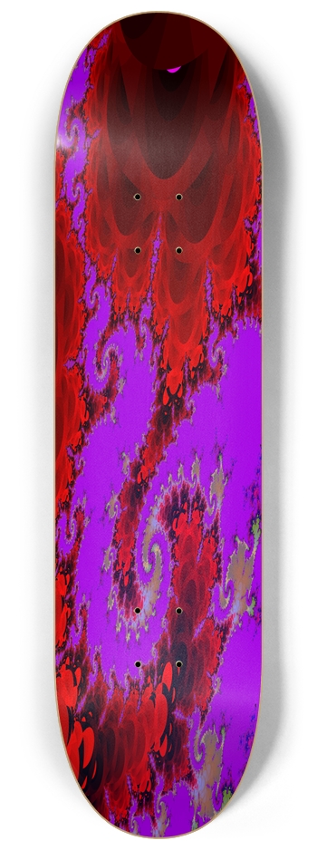 Background Fractal 1621 8-1/4 Skateboard Deck
