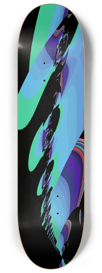 Background Fractal 1695 8-1/4 Skateboard Deck