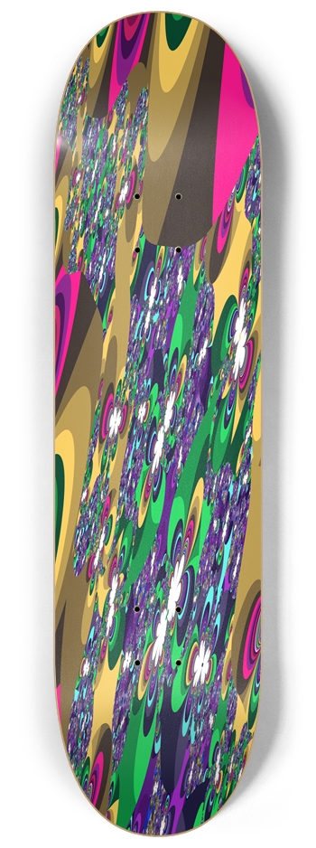 Background Fractal 1669 8-1/4 Skateboard Deck