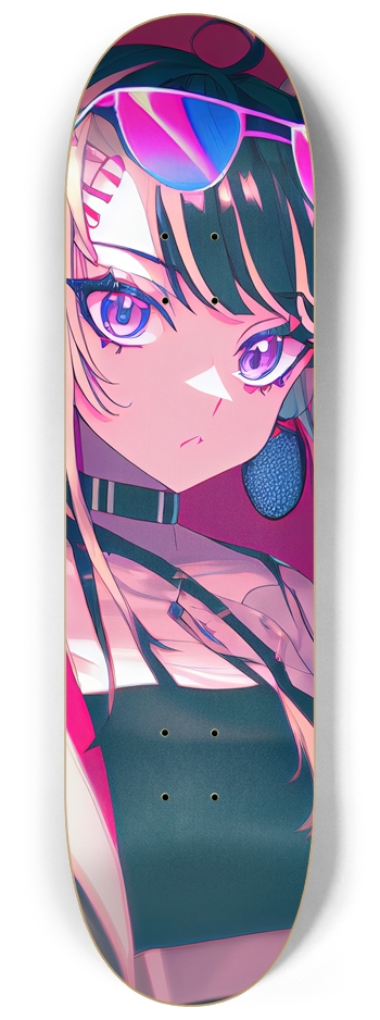 Anime Girl 8-1/4 Skateboard Deck