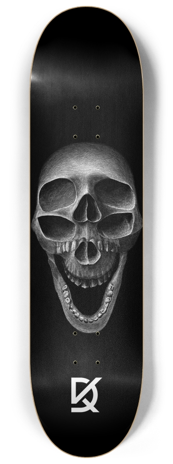 Twin Skull 8-1/4 Skateboard Deck